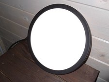 LED Wand-/Deckenleuchte rund Haustür Terrasse schwarz 15 Watt - IP44- Telefunken