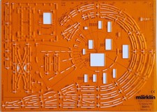 Märklin Gleisplanschablone C Gleis 2415 ohne Begleitheft mit OVP