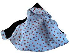 Wendejacke Jacke Feuerwehr  Zipfeljacke Kapuze Wollwalkjacke  Wollwalk