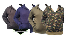 Herren Übergrößen Sweatshirt Sweatjacke Zipper Hoody Freizeit bis 10XL Neu 404