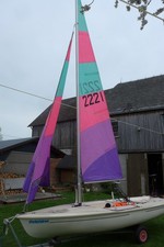 Segelboot segeljolle bavaria - segeljolle,