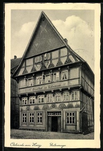 Osterode harz gasthof - am, harz,