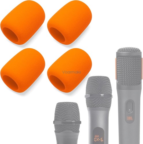 Pack orange foam mic cover - 4-pack,