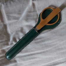 Altes SCHREIBTISCH SET Brieföffner Schere & Etui Garnitur 