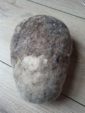 Filz Stein Dekosteine Schafwolle Wolle Schaf Unikat Grosser Stein 17 x 13 x 6 cm