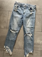 American Eagle Damenjeans Stretch Gr. L blau