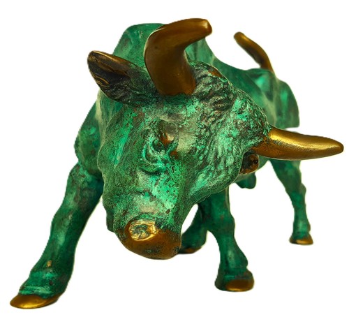 Bronzefigur eines stiers - bronzefigur,