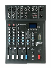 Studiomaster Club XS 6+  6-Kanal Klein Mischpult analog mit MP3 player Rec