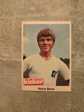 Bergmann 70/71 -  Heinz Bonn - Hamburger SV - mit Kicker Aufdruck 
