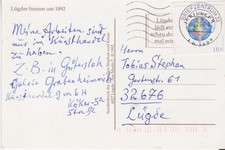 Woldemar WINKLER  (1902-2004) Künstler, Max Ernst eigenhändige Postk./ Autograph