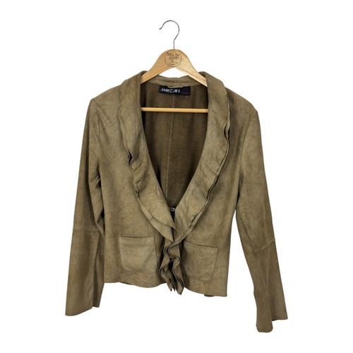 Marc cain velourslederjacke - marc,