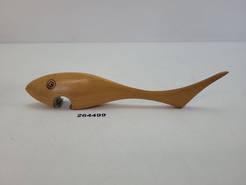 Flaschenöffner fisch holz - flaschenöffner,