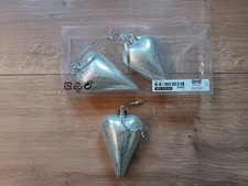 3x Kunststoff Weihnachtskugeln, Christbaumkugeln, Kugeln v. Ikea, Herzen / 1