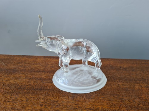 Figur glas elefant sehr - glas,