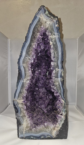 Amethyst druse geode - druse/geode, mit