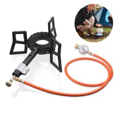 10,5 KW 3 Fuß Gasbrenner Gaskocher Hockerkocher Gas Kocher Camping Räucherofen