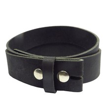 Wechselgürtel 4 cm breit schwarz eigener Fertigung Made in Germany Büffelleder