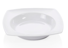 Teller Suppenteller Porzellan weiß eckig 21x21cm 4990210 Sonderposten*