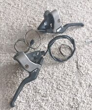 90er Jahre, Retro,  Shimano ST-M050 Set, Vintage Brems- und Schalthebel