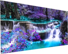 5D Diamond Painting Großes XXL 40X90Cm Diamant Painting Bilder Wasserfall Diamon
