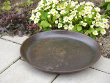 Pflanzschale aus Cortenstahl, rostfarben, Ø40x3,5 cm