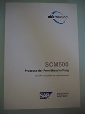 Buch SAP Schulung SCM 500 Prozesse der Fremdbeschaffung Schulungsunterlagen unge