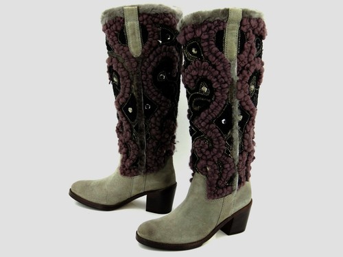 Coral blue damen cowboy schuhe - coral,