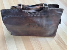 Lederhandtasche dkl Braun von SF Schuchard&Friese