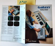 ca 80er Jahre Rank Strand Galaxy Memory Lightning Control System Prospekt #EP10