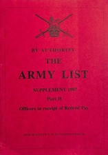 The Army List Supplement 1987