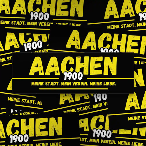 100x aachen aufkleber sticker - 100x, aufkleber/