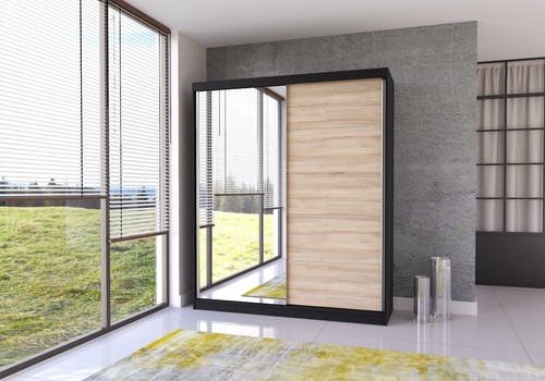 Schwebetürenschrank mit