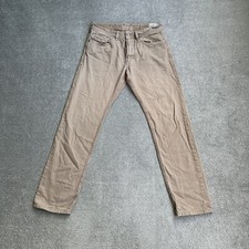 DIESEL Herren Jeans Hose BRADDOM W32 L30 Regular Slim Tapered 15700 Beige Denim