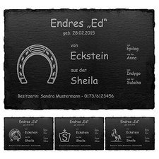 Boxenschild stalltafel aus - boxenschild,