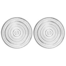 Nachtmann 106161 Teller Set 2-tlg. Ethno Platzteller Kristallglas Speiseteller 