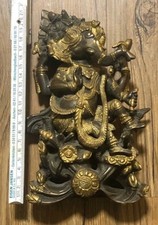 Ganesha Figur Bronze, Schwer