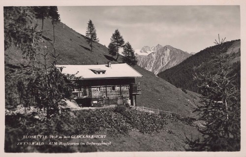 Bloshütte 1900 m - ak,