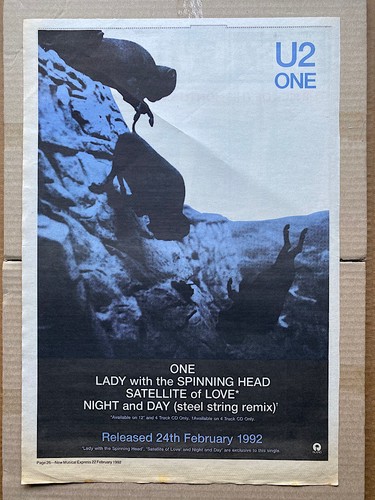 One poster sized original - one,