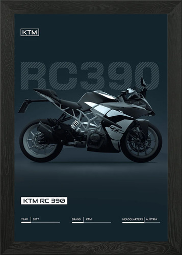 Ktm 390 bike - bike, gerahmtes