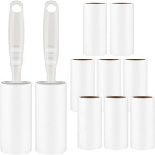 Fusselrolle 10 Rollen (Je 60 Blatt) Mit 2 Abroller, Fusselrolle Tierhaare Extra 