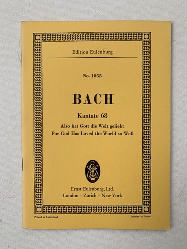Noten bach kantate 68 - j.s.,