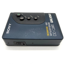 #SE2575# Vintage Walkman SONY DD QUARTZ WM-DD22 *blau* RARITÄT