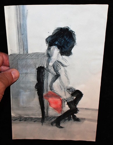 Frauen akt aquarell - ,, /