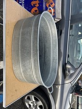 TOP ++ + ZINKWANNE   BAUERNHOF PLANZGEFÄß GARTENTEICH HUNDEBADEWANNE KRÄUTER +++