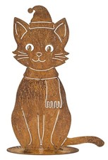 Gartendeko Katze H:30 cm mit