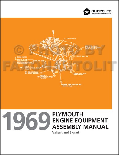 1969 plymouth valiant motor - valiant,