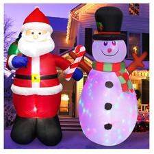 Aufblasbare Weihnachtsdeko 150cm LED, , Stabil, Garten, Außen