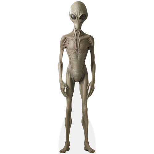 Alien pappaufsteller - (three),