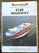 Kartonmodell ELBE HIGHWAY Modellbaubogen im Maßstab  1:400 von  JSC