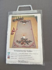 Stickset Läufer 35x100 cm: Leinen, Garn, Anleitung